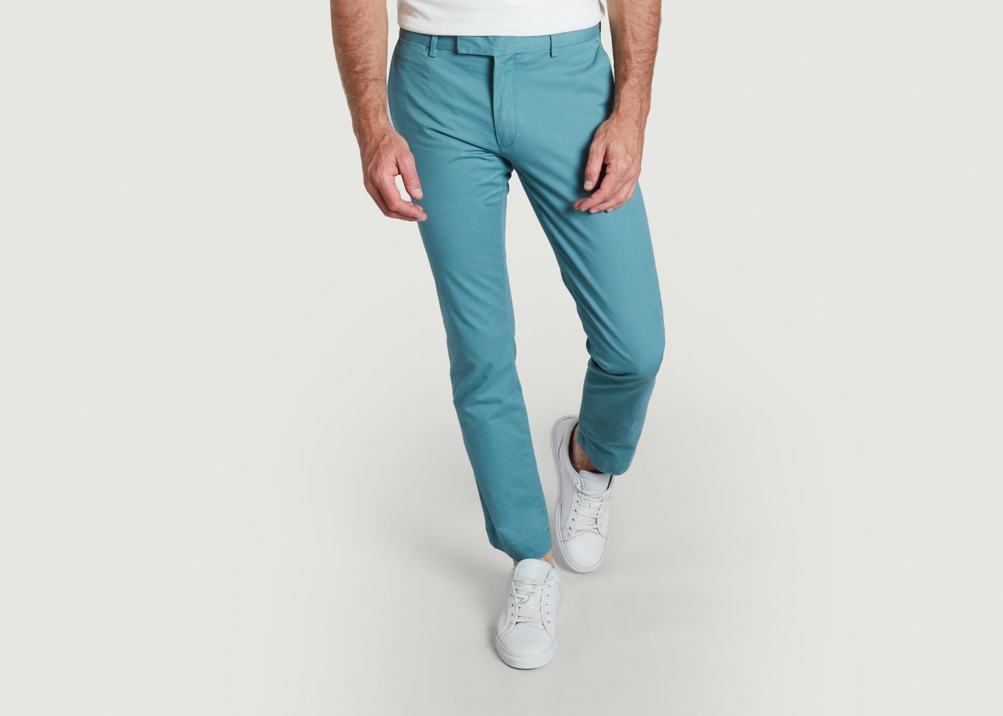 L'exception Pantalon Chino Slim Fit Vert Polo Ralph Lauren