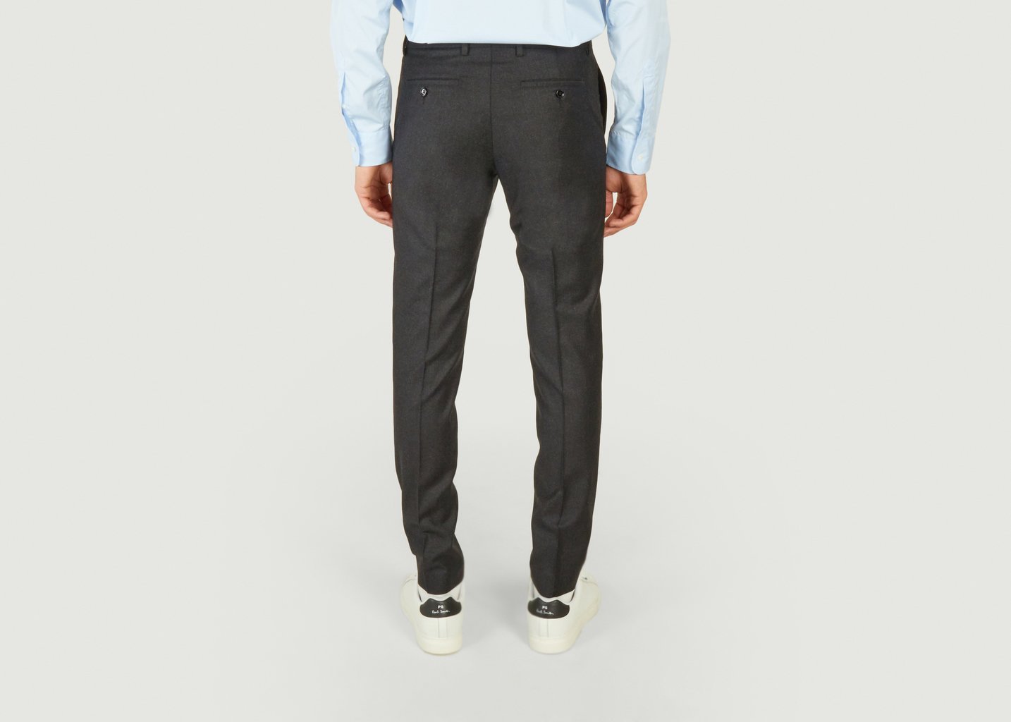 L'exception Pantalon Cigarette Anthracite AMI Paris