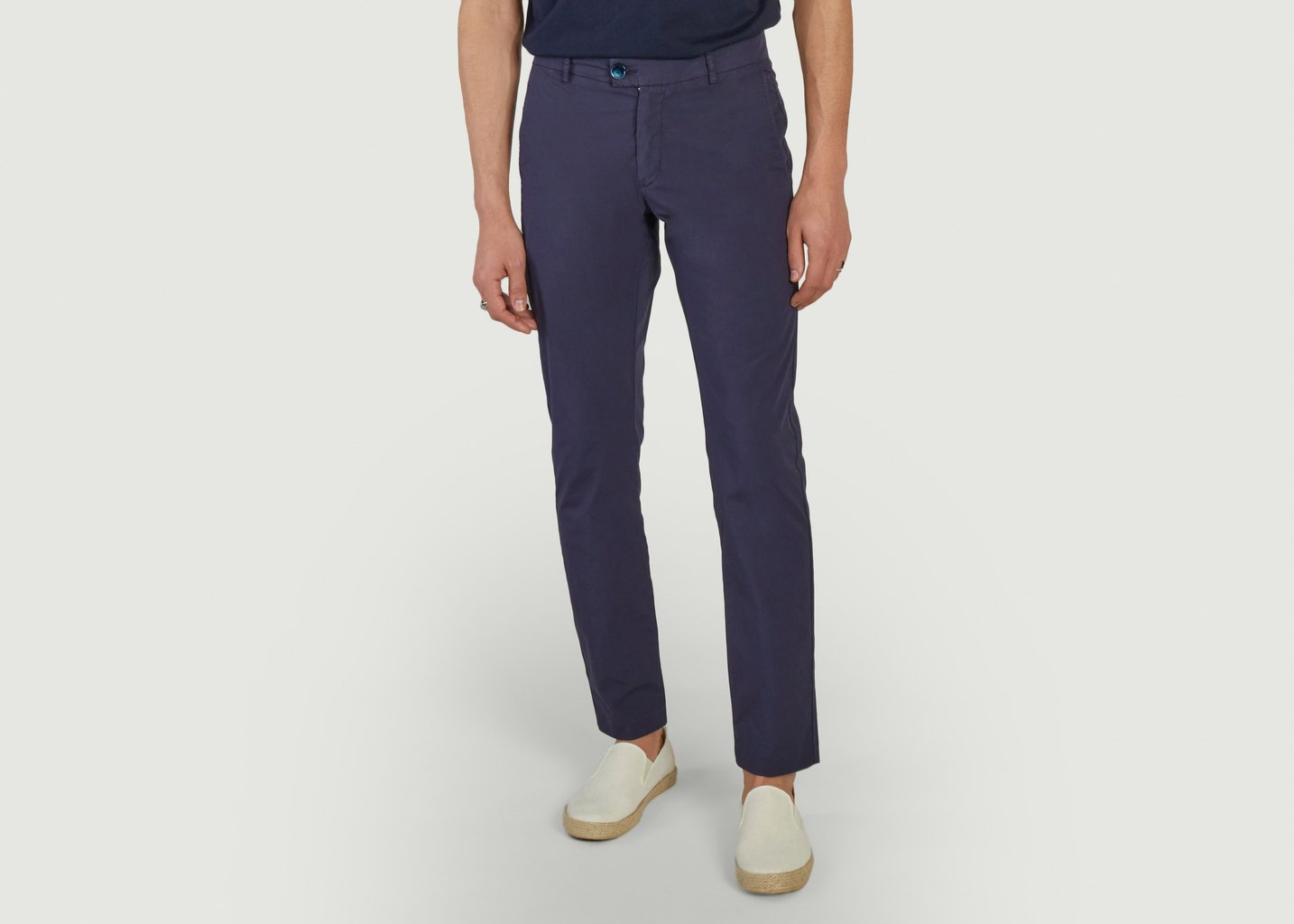 l'exception Pantalon City 3 Bleu Marine JagVi Rive Gauche
