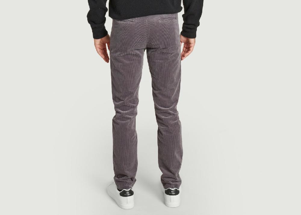 L'exception Pantalon City En Velour Gris JagVi Rive Gauche