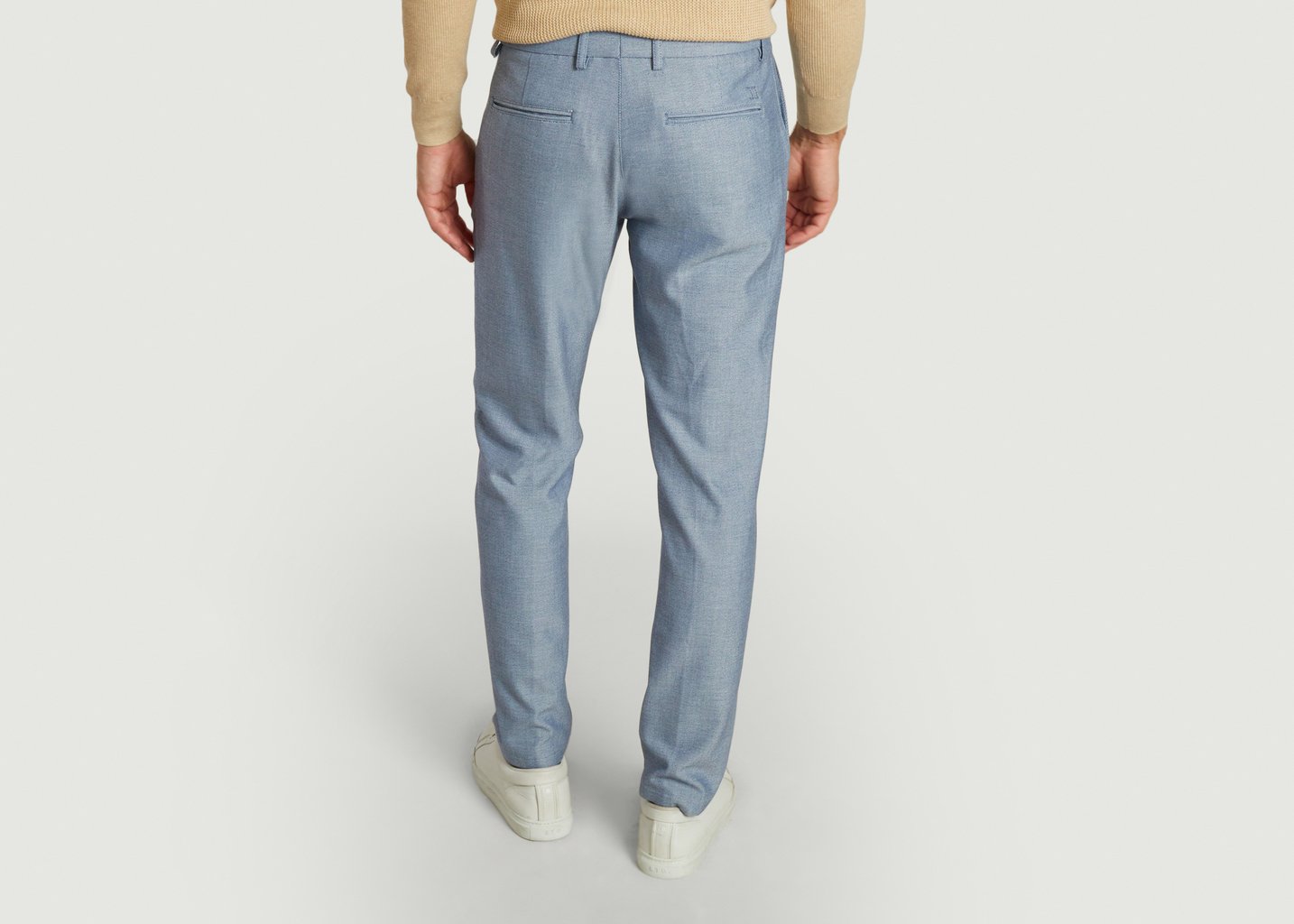 L'exception Pantalon Como 2 Tone Reg Suit Bleu Clair Les Deux