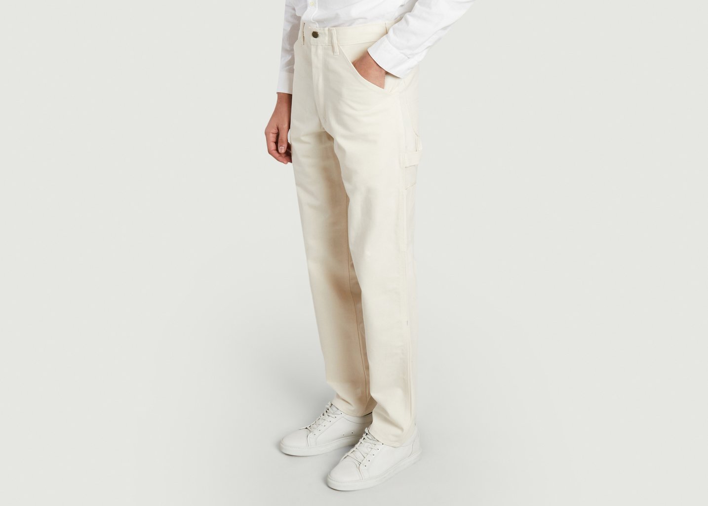 L'exception Pantalon Coupe Relax OG Painter Crème Stan Ray