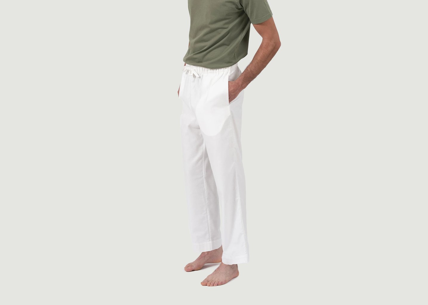 L'exception Pantalon D'Intérieur Missak Ivoire Talc Paris