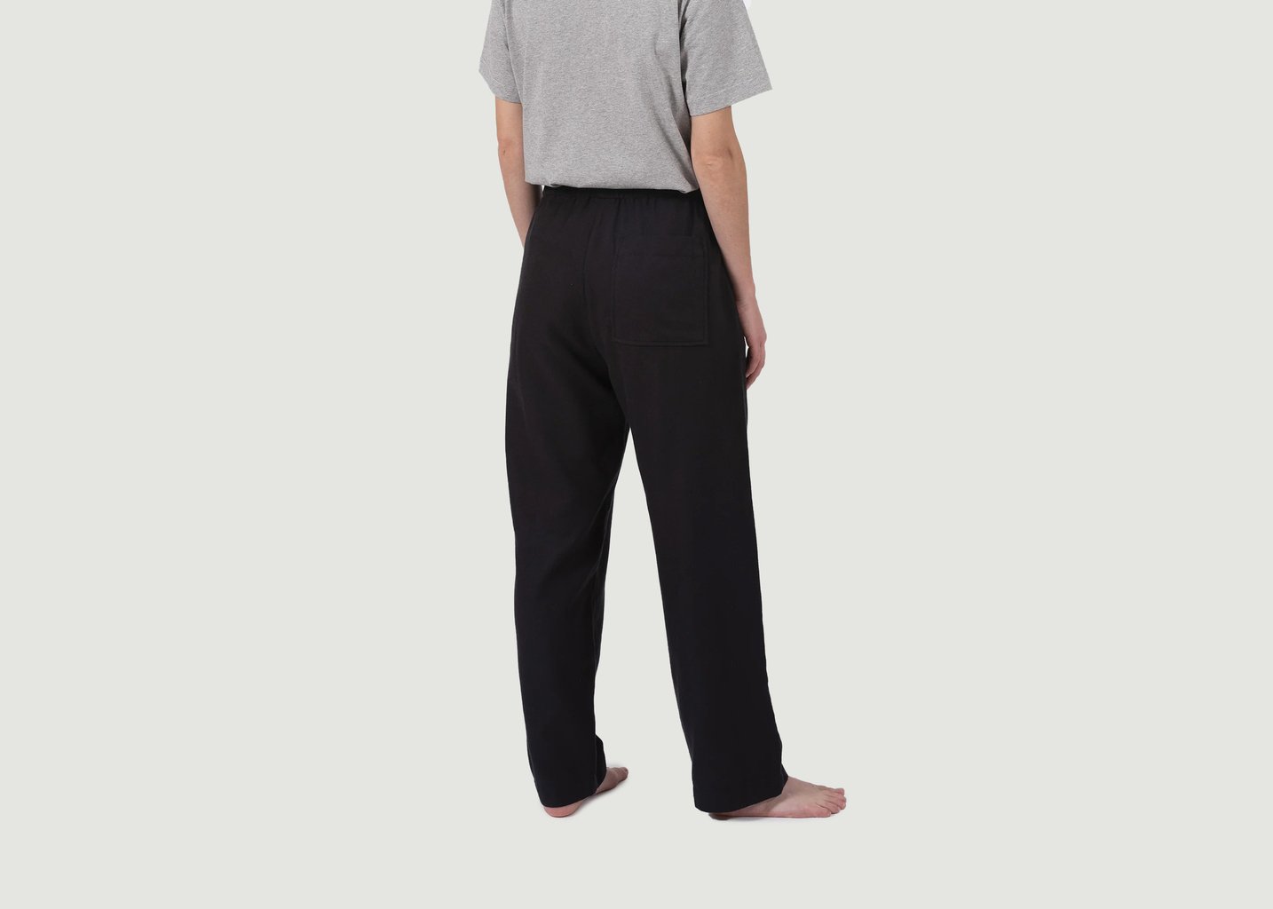 L'exception Pantalon D'Intérieur Missak Noir Talc Paris