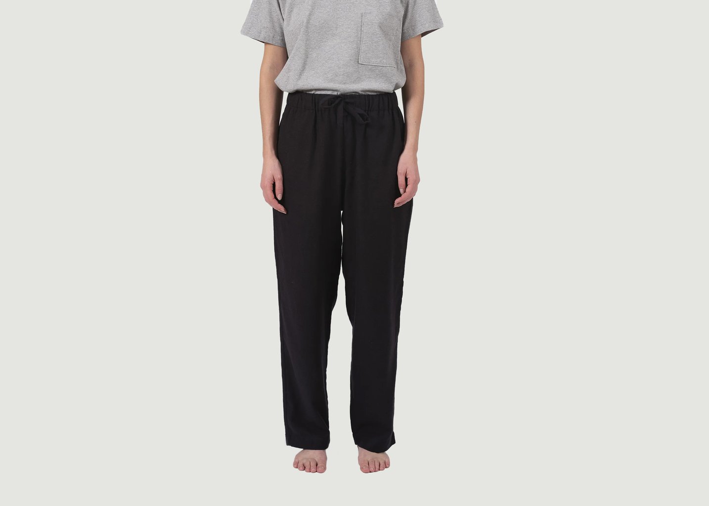 l'exception Pantalon d'Intérieur Missak Noir Talc Paris