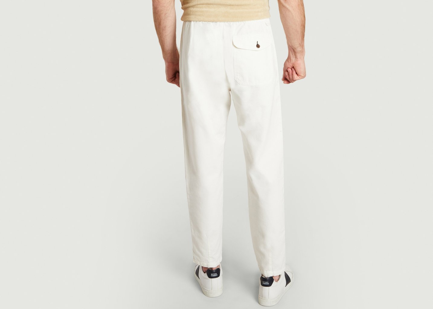L'exception Pantalon De Survêtement Fuselé Ecru Universal Works
