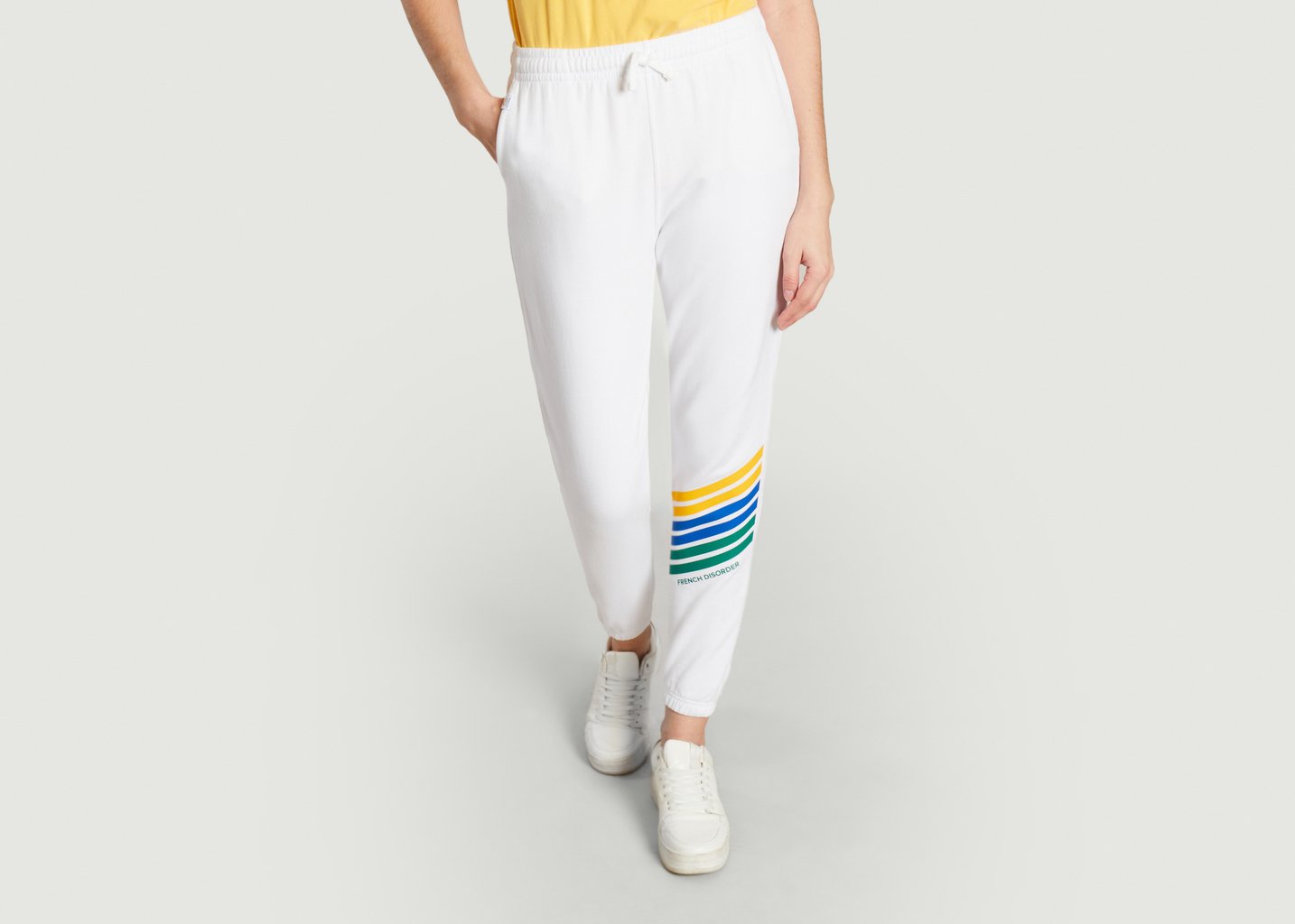 L'exception Pantalon De Survêtement Josie Jogging Blanc French Disorder