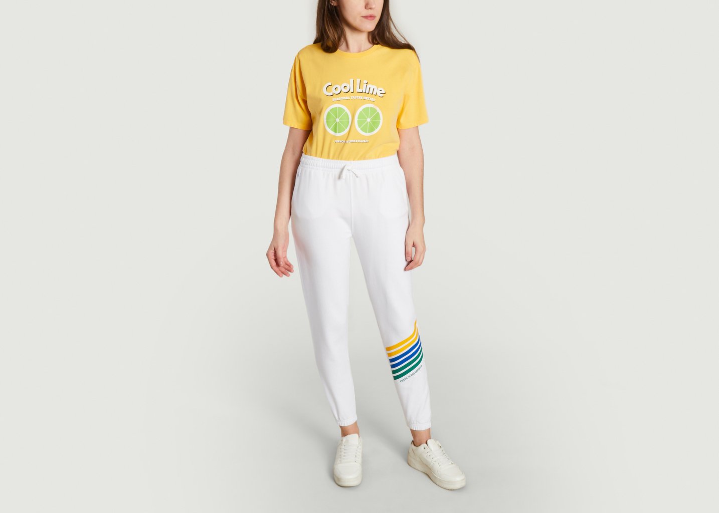 l'exception Pantalon de survêtement Josie Jogging Blanc French Disorder