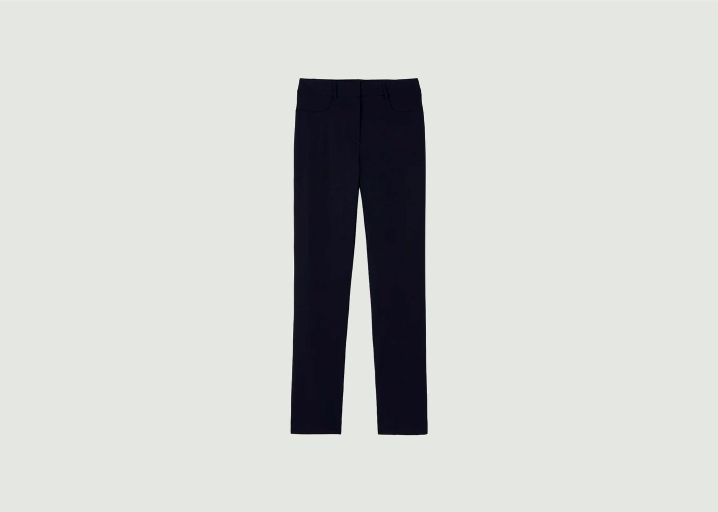 l'exception Pantalon de tailleur coupe cigarette New York Bleu Marine 17H10