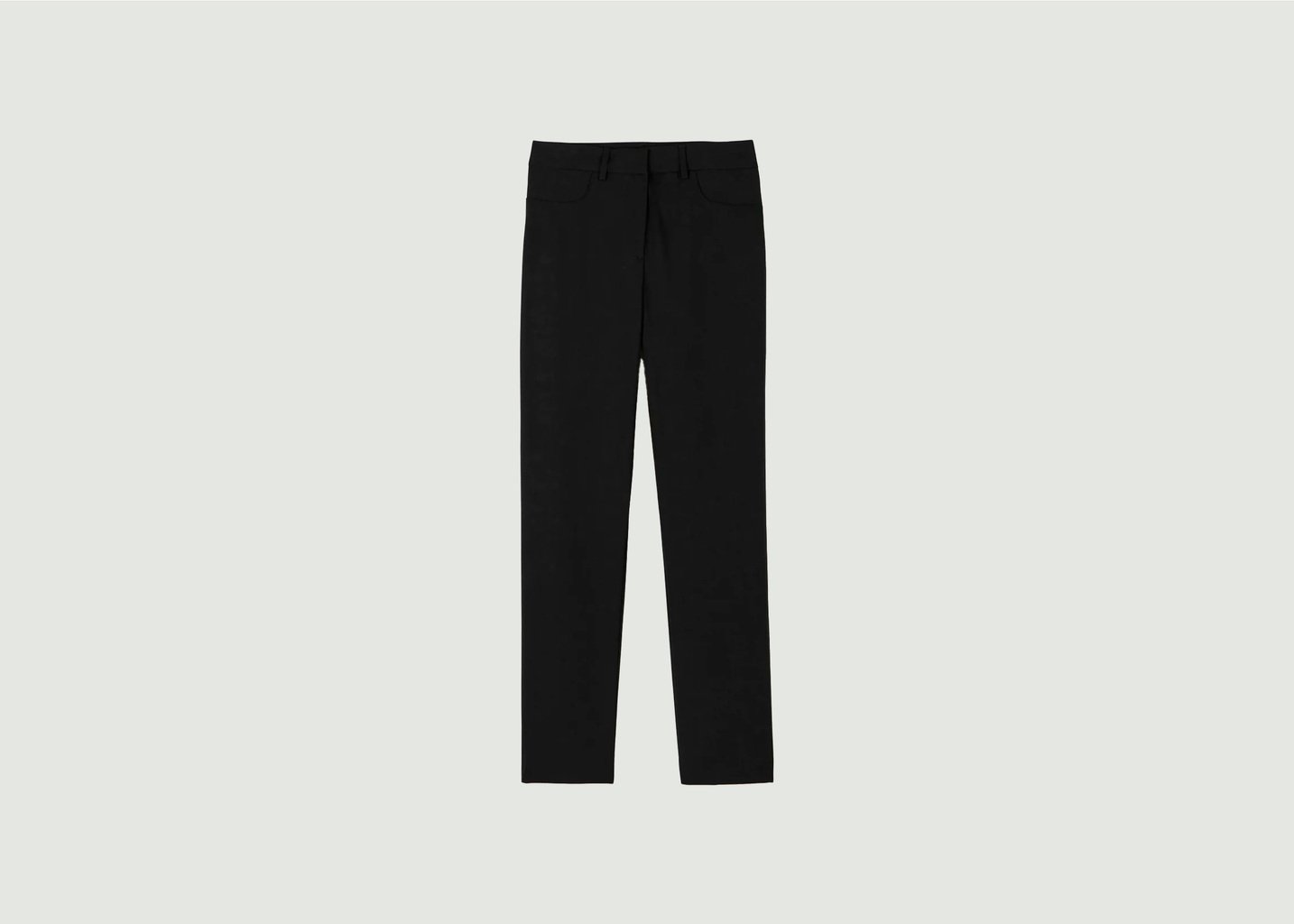 l'exception Pantalon de tailleur coupe cigarette New York Noir 17H10