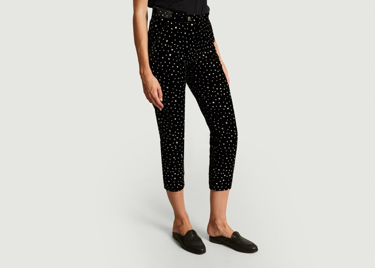 L'exception Pantalon DianJanet à Paillettes Noir Roseanna