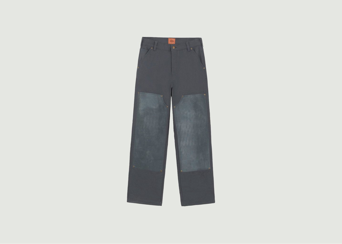 l'exception Pantalon Double Knee Ciré Lucas Gris Dickies