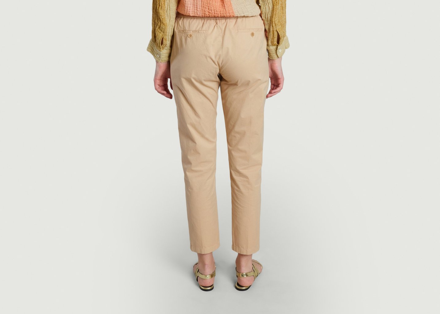 L'exception Pantalon Droit 7/8e Paolo Beige Hartford