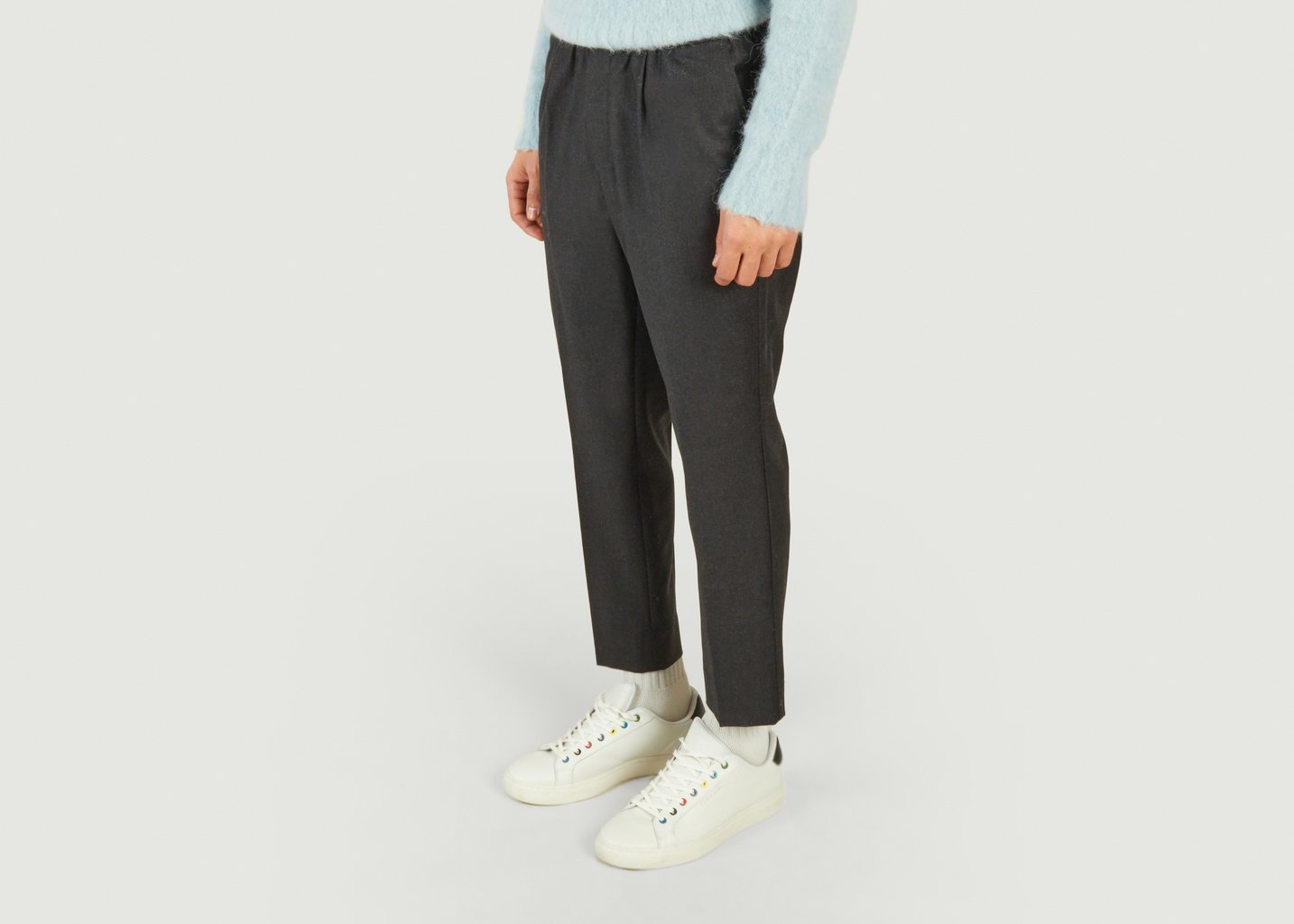 L'exception Pantalon élastique Anthracite AMI Paris