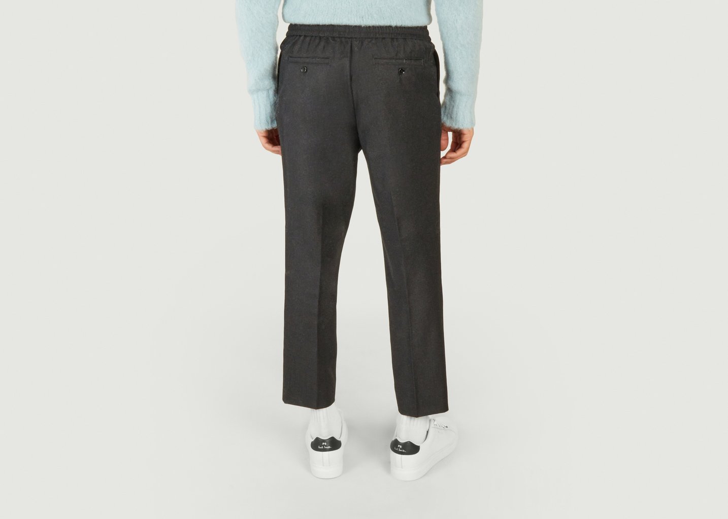 L'exception Pantalon élastique Anthracite AMI Paris