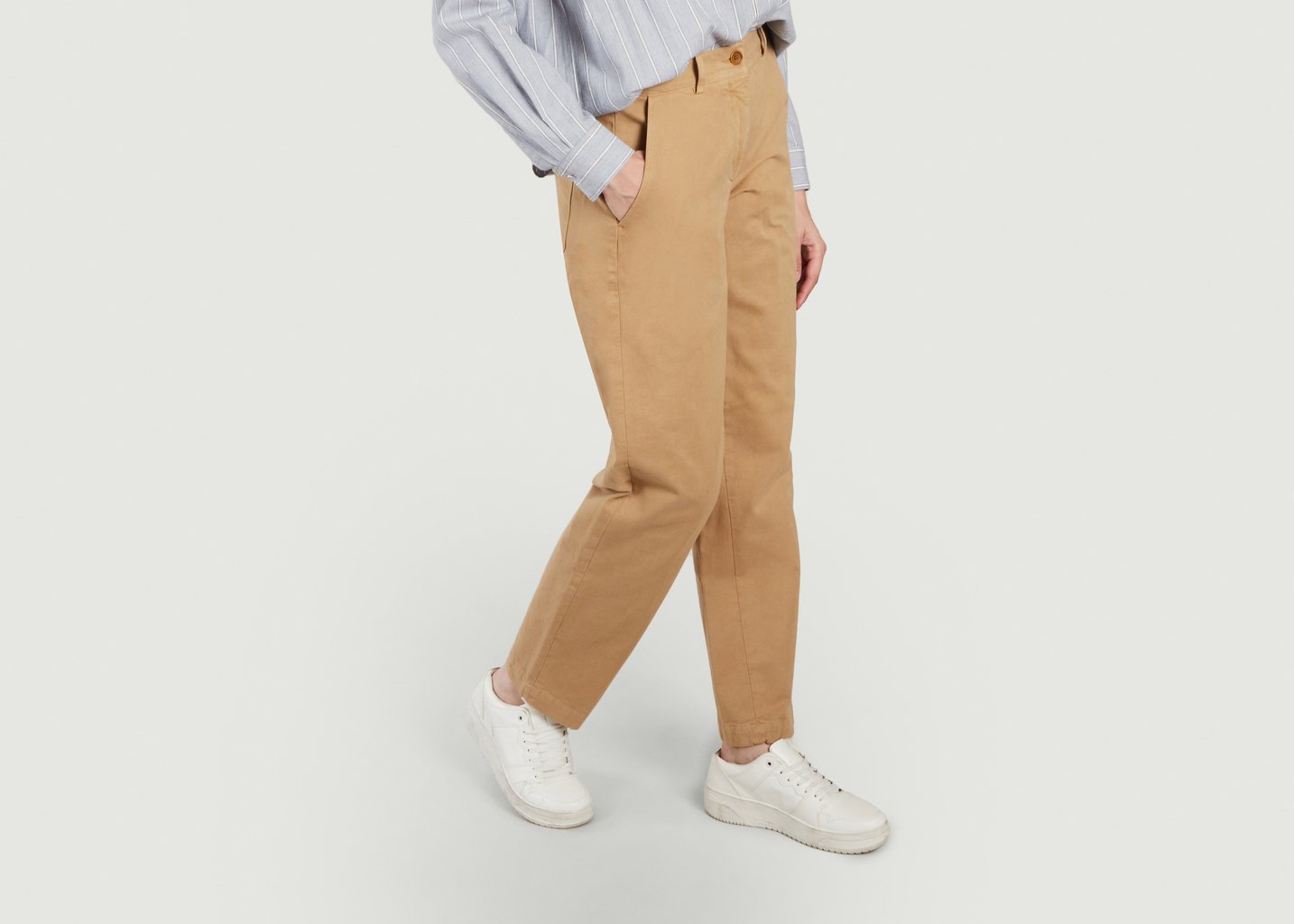 L'exception Pantalon En Gabardine De Coton Philea Biscuit Hartford