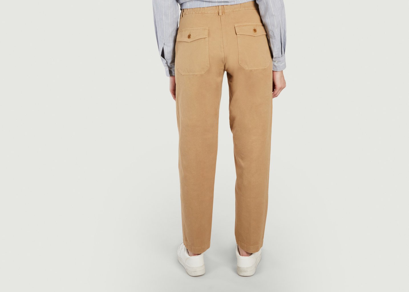L'exception Pantalon En Gabardine De Coton Philea Biscuit Hartford