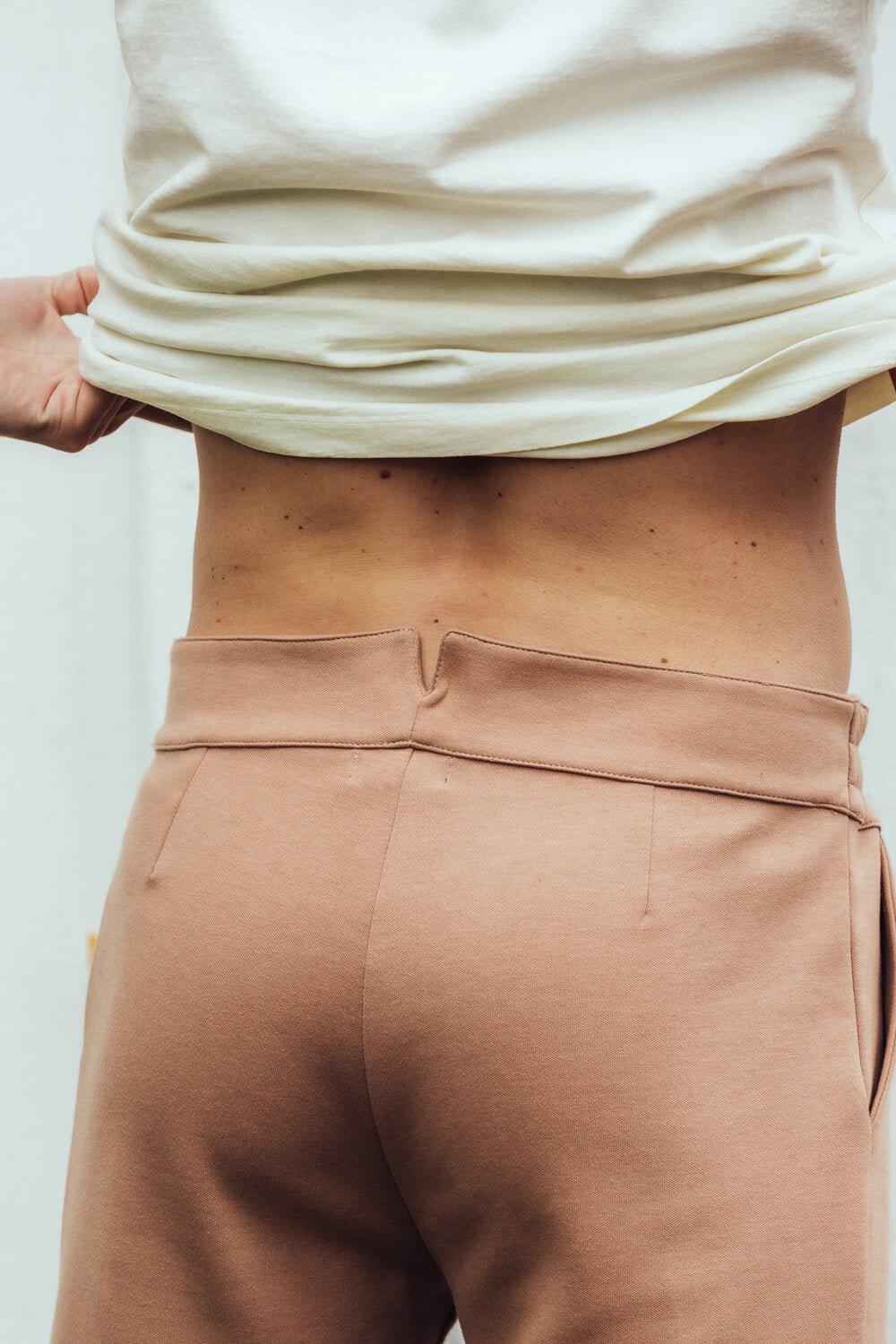 L'exception Pantalon En Jersey De Coton Caramel Apnee