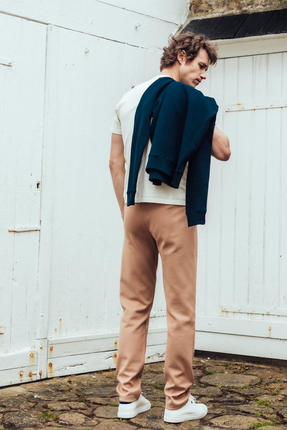 L'exception Pantalon En Jersey De Coton Caramel Apnee