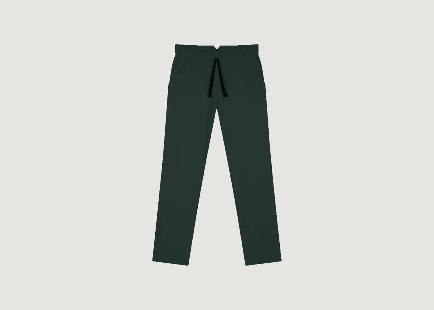 l'exception Pantalon en jersey de coton Vert Bouteille Apnee