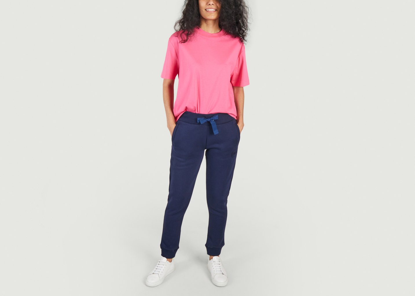 L'exception Pantalon En Molleton Recyclé Bleu Marine Colmar