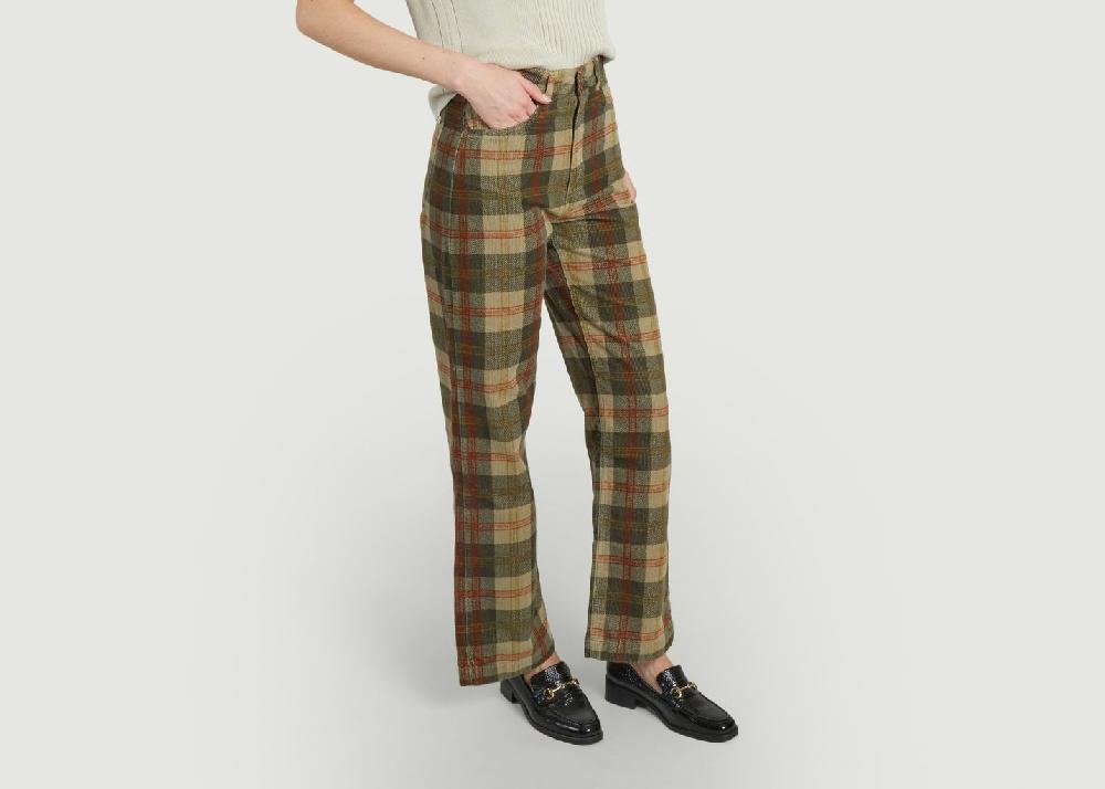L'exception Pantalon En Velours Côtelé Eileen Multicolore Nudie Jeans