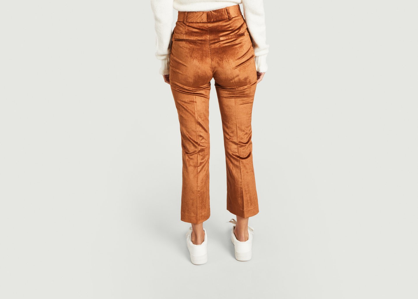 L'exception Pantalon En Velours Papou Marron Leon & Harper