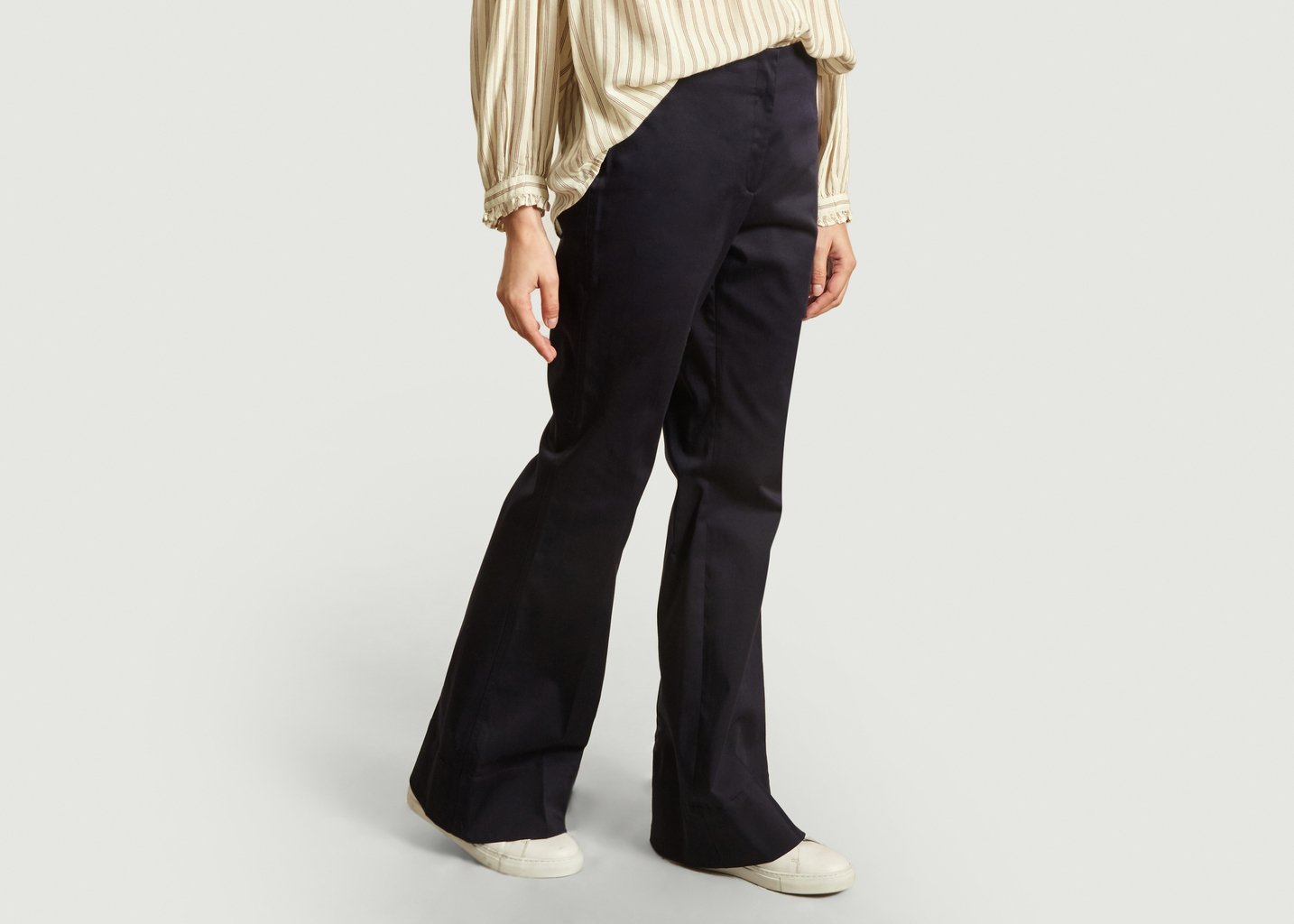 L'exception Pantalon Erika Bleu Marine By Malene Birger