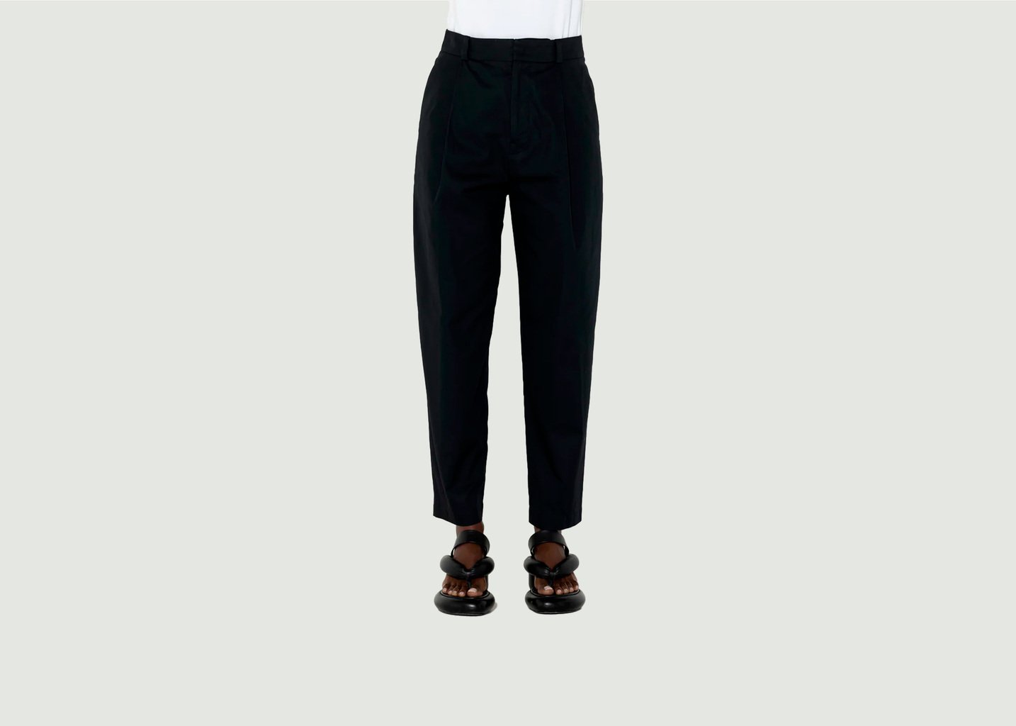 l'exception Pantalon esprit ballon trépied Noir Maison Lener