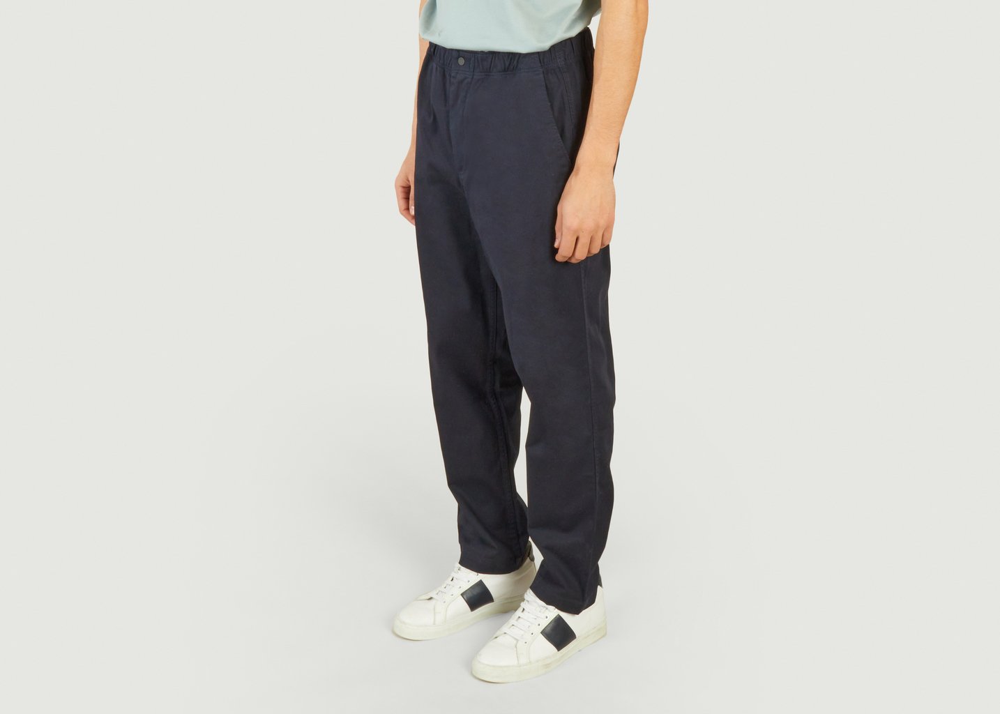L'exception Pantalon Ezra Light Stretch Bleu Marine Norse Projects