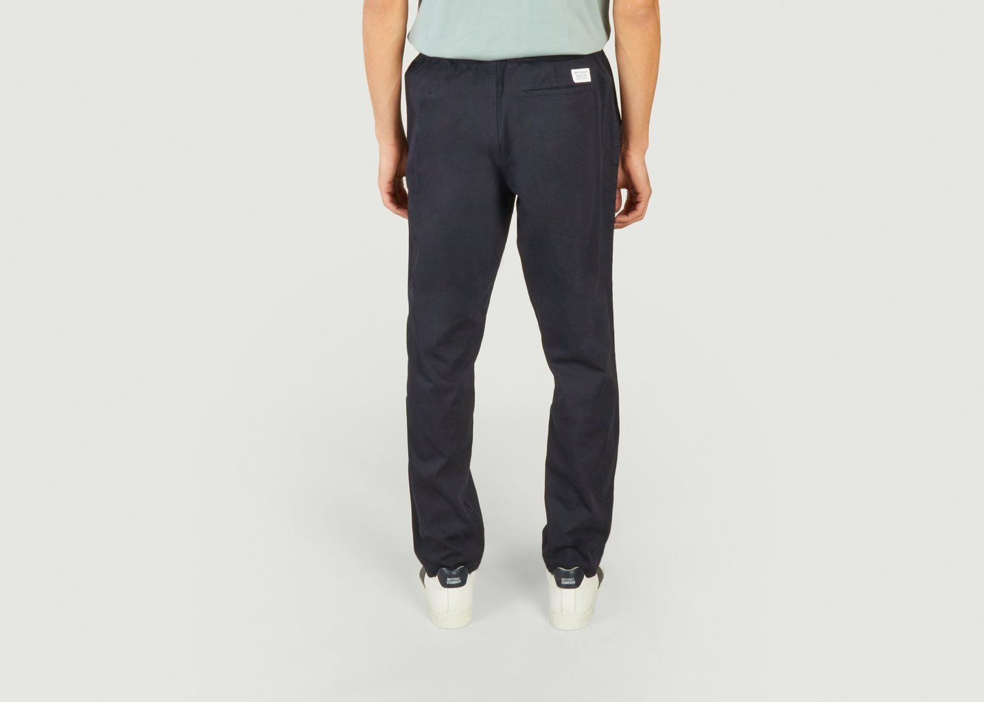 L'exception Pantalon Ezra Light Stretch Bleu Marine Norse Projects
