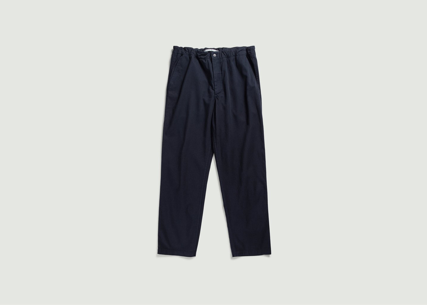 l'exception Pantalon Ezra Light Stretch Bleu Marine Norse Projects