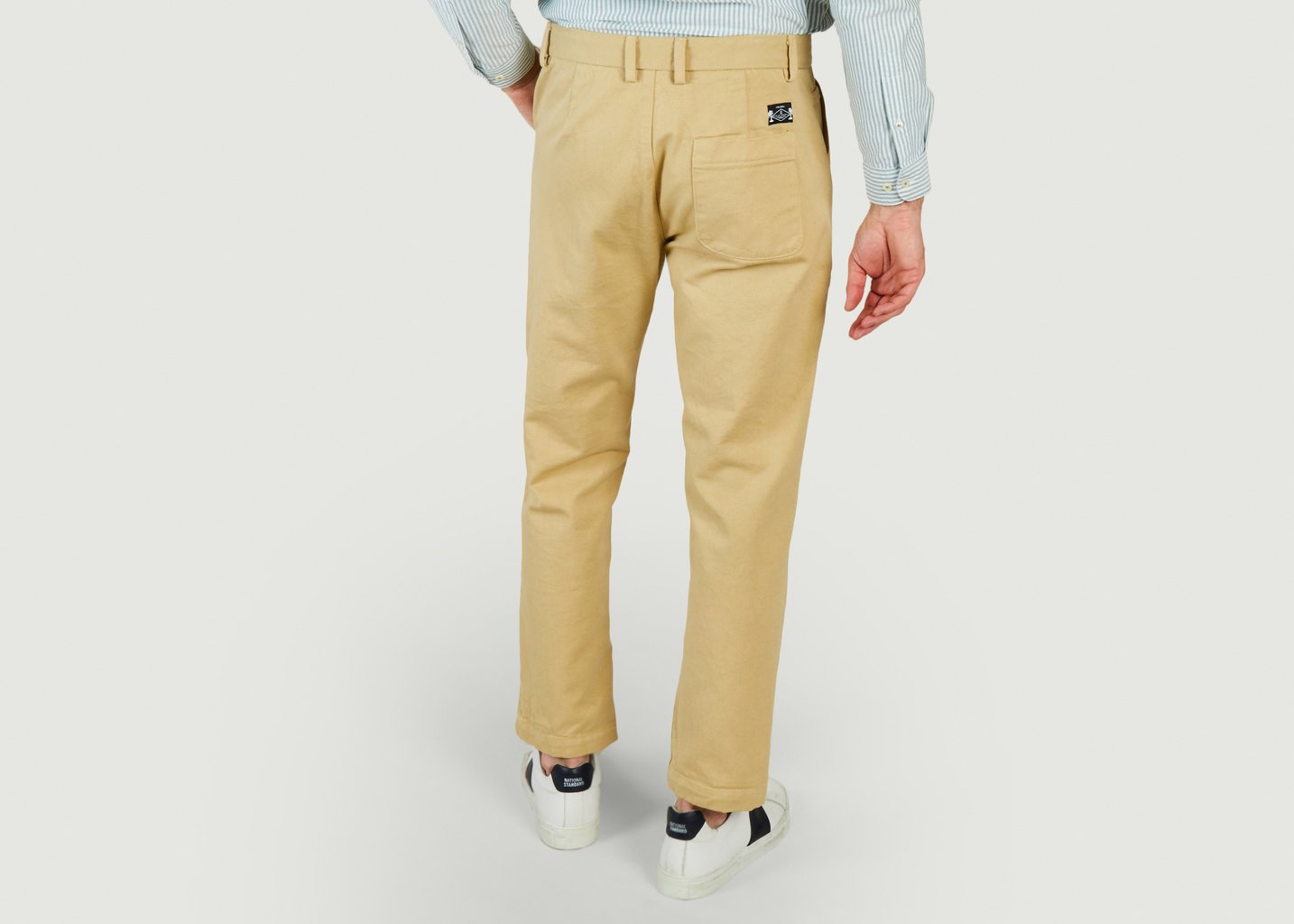 L'exception Pantalon Fatigue Beige Cuisse De Grenouille