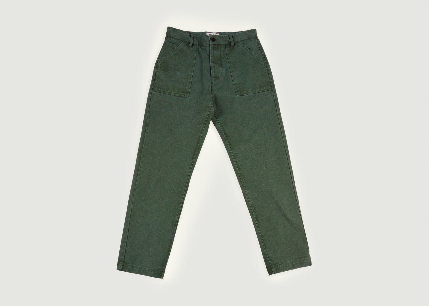 L'exception Pantalon Fatigue Twill Vert Sapin Cuisse De Grenouille