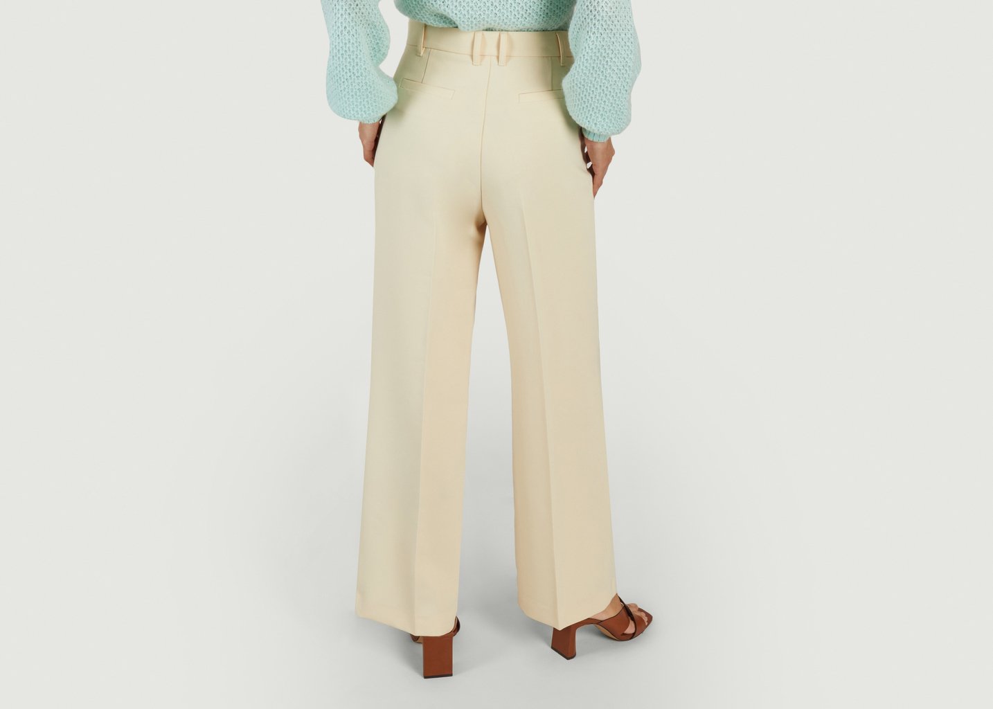 L'exception Pantalon Fintman Simonet Crème King Louie