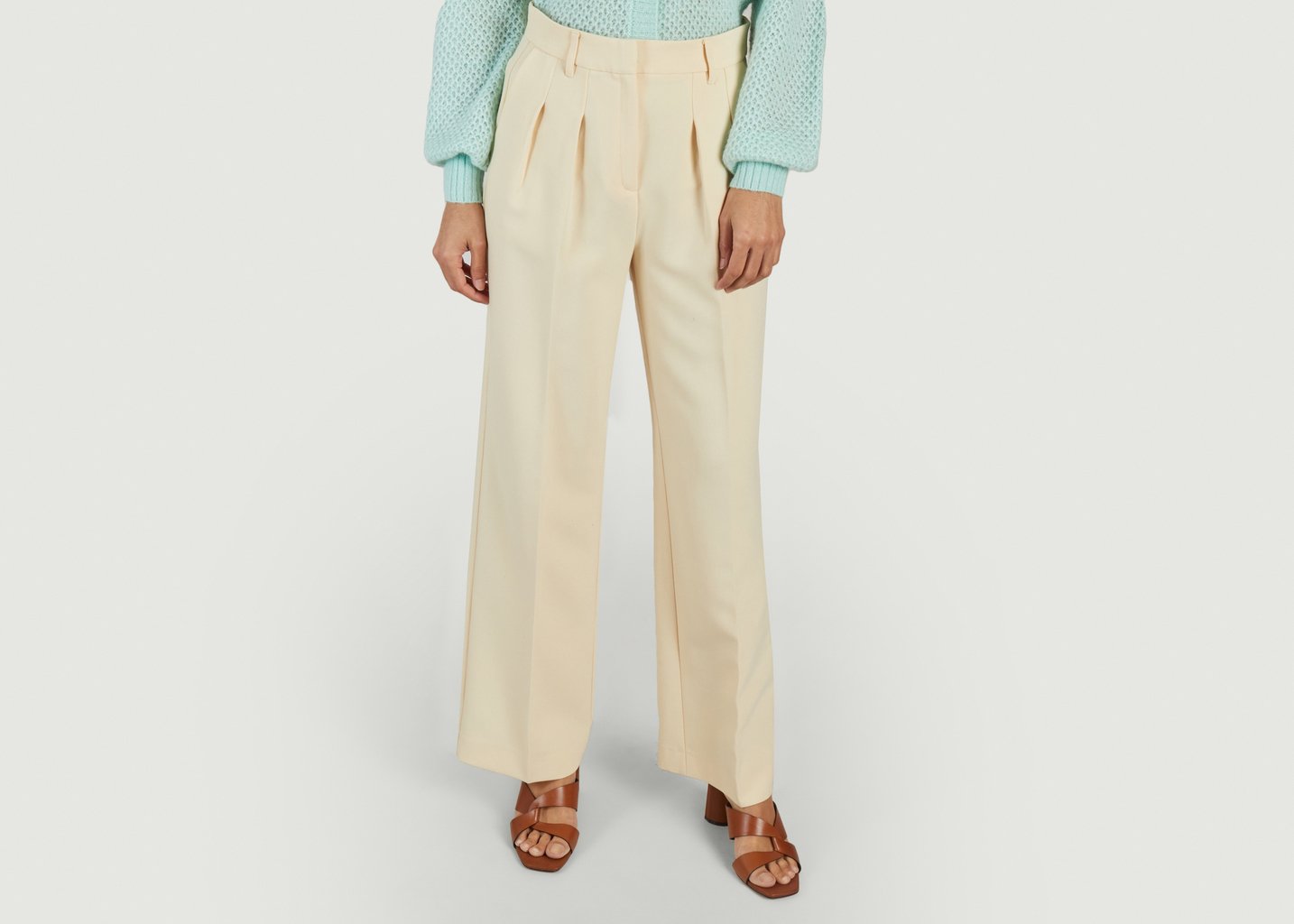 l'exception Pantalon Fintman Simonet Crème King Louie
