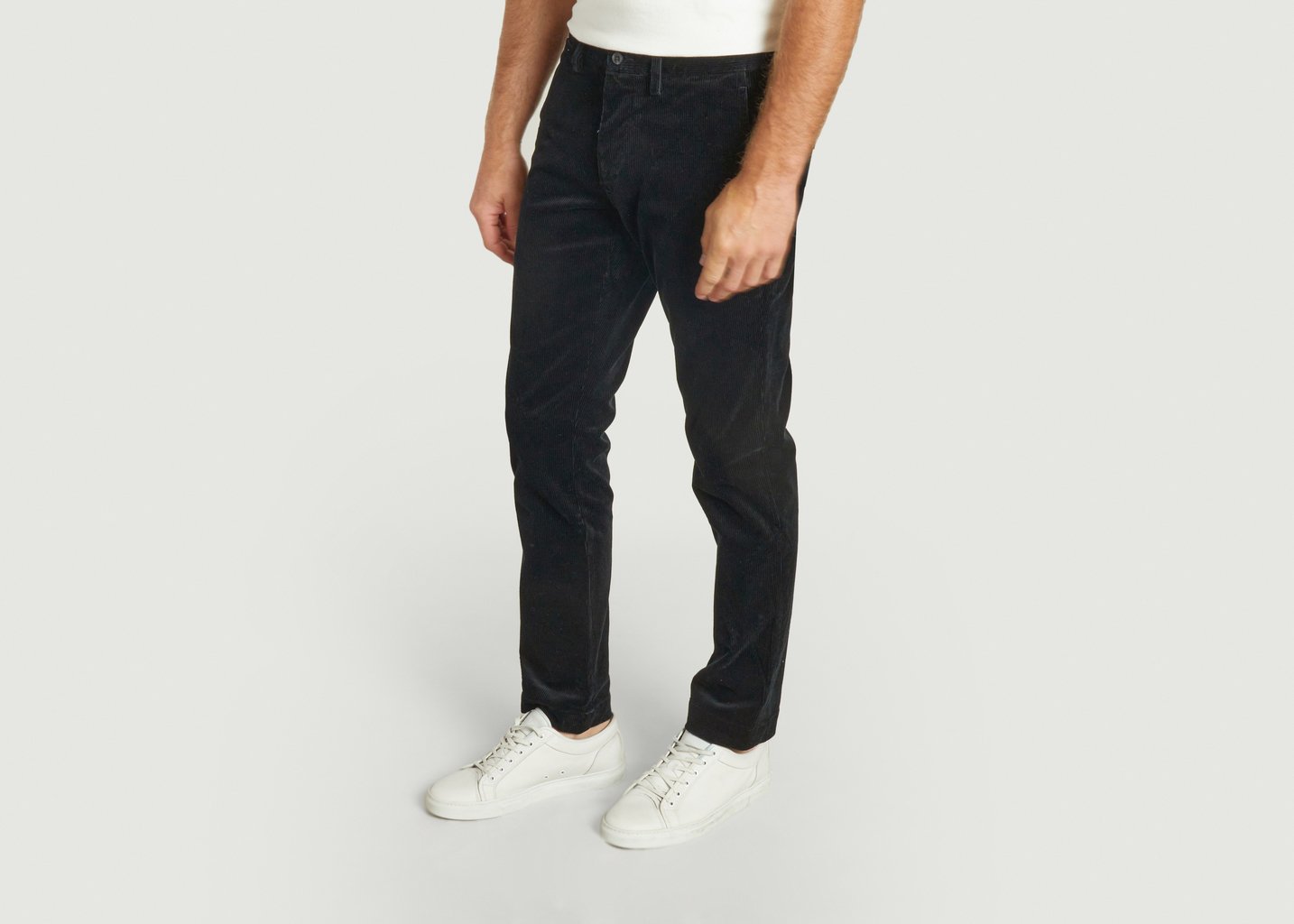 L'exception Pantalon Flat Front Noir Polo Ralph Lauren
