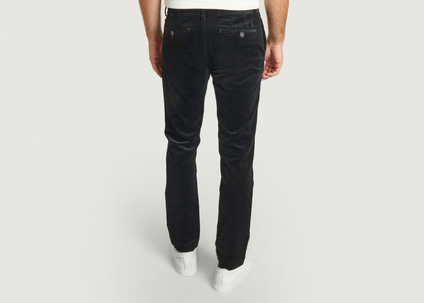 L'exception Pantalon Flat Front Noir Polo Ralph Lauren