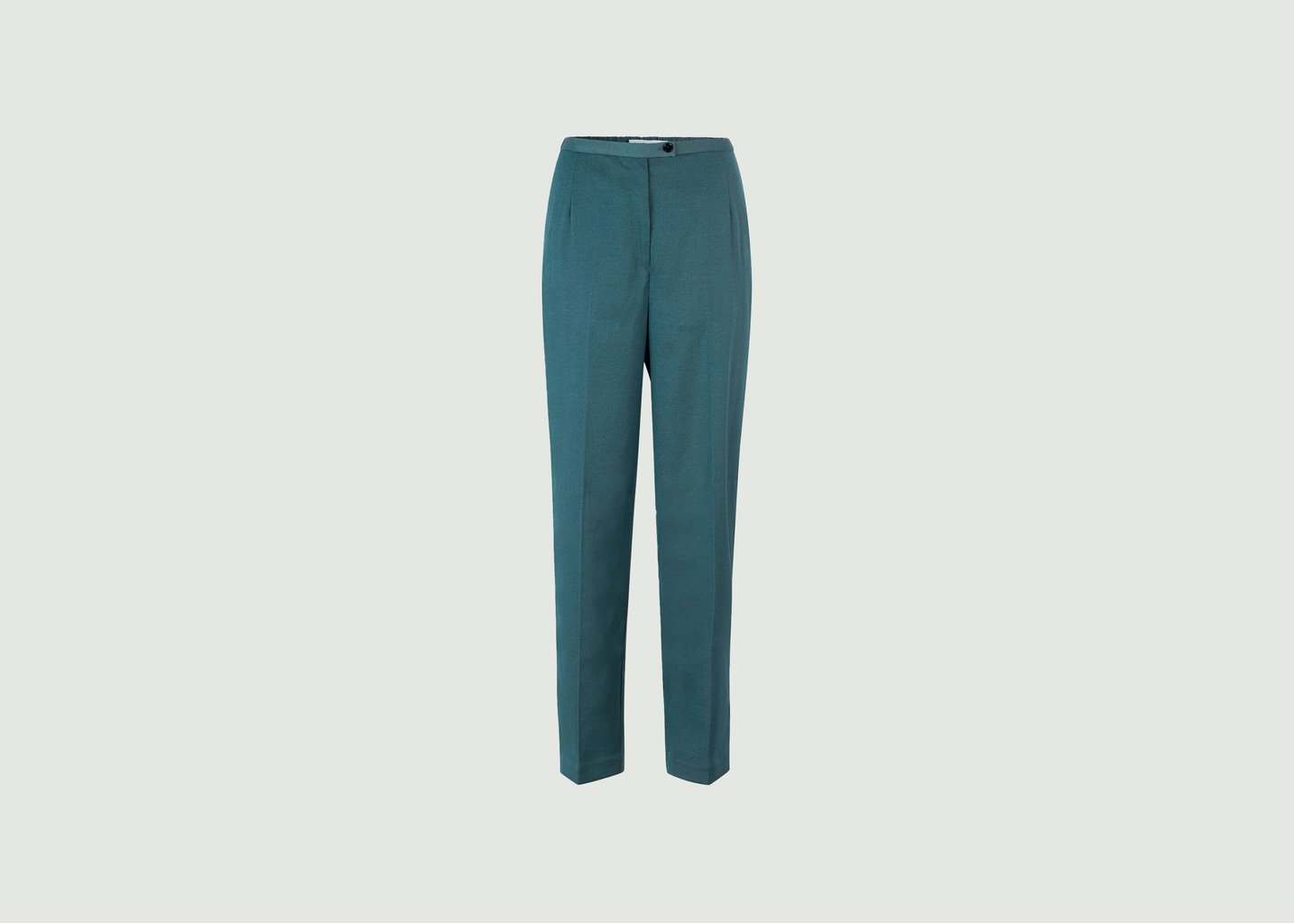 l'exception Pantalon formel ajusté à pinces Hallie Gris Samsoe & Samsoe