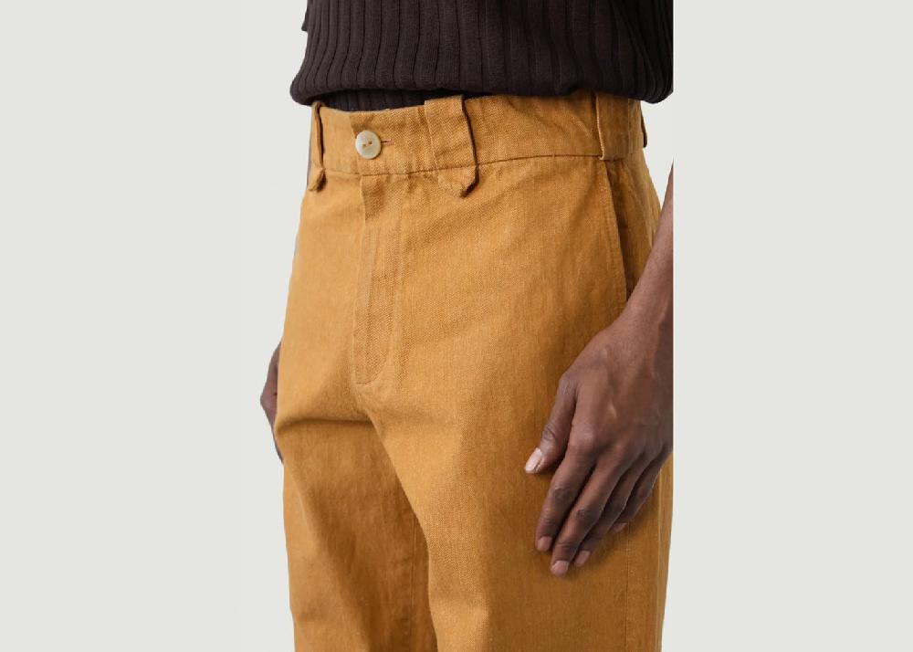 L'exception Pantalon Gems En Coton Orange Walkers Appeal