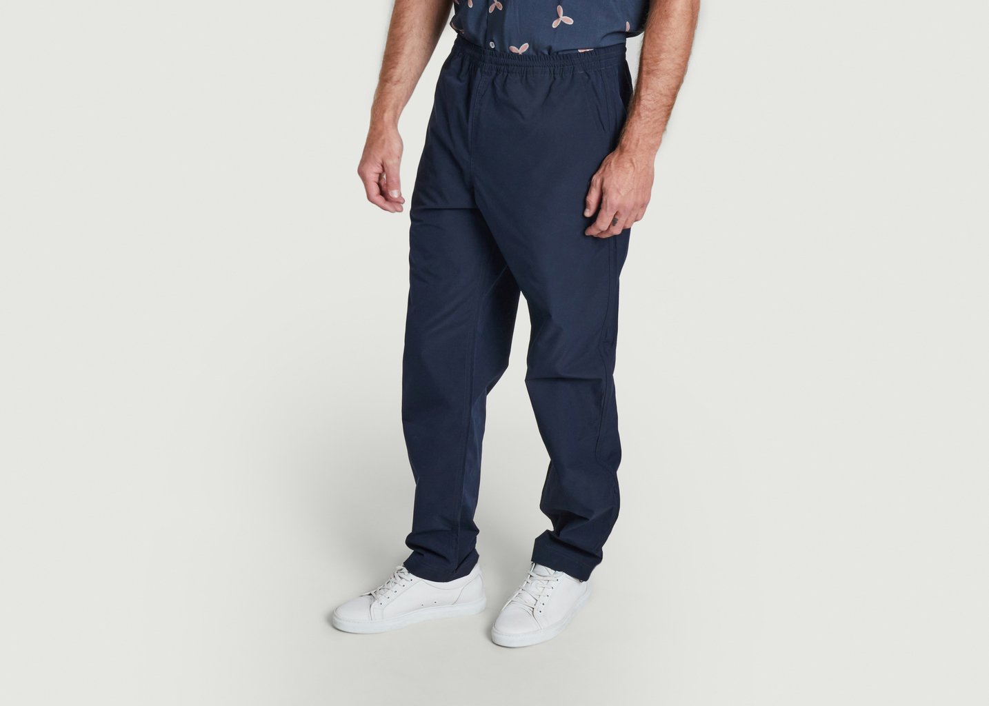L'exception Pantalon Halsey Crispy Tech Bleu Marine Wood Wood