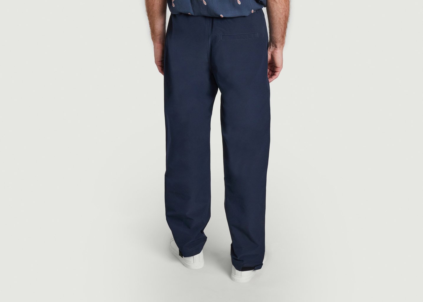 L'exception Pantalon Halsey Crispy Tech Bleu Marine Wood Wood