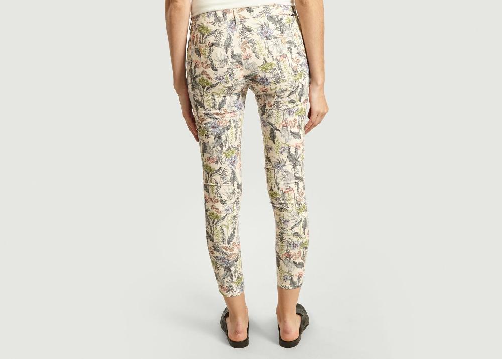 L'exception Pantalon Imprimé Fleuri 7/8e Sandy Multicolore Reiko