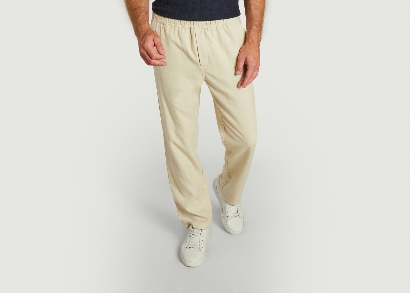 L'exception Pantalon Jabari 14347 Beige Samsoe & Samsoe