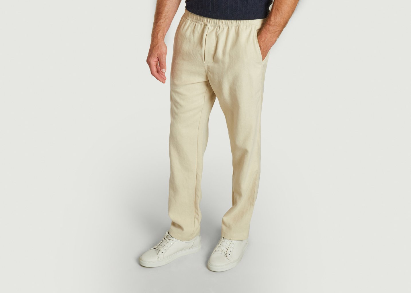 L'exception Pantalon Jabari 14347 Beige Samsoe & Samsoe