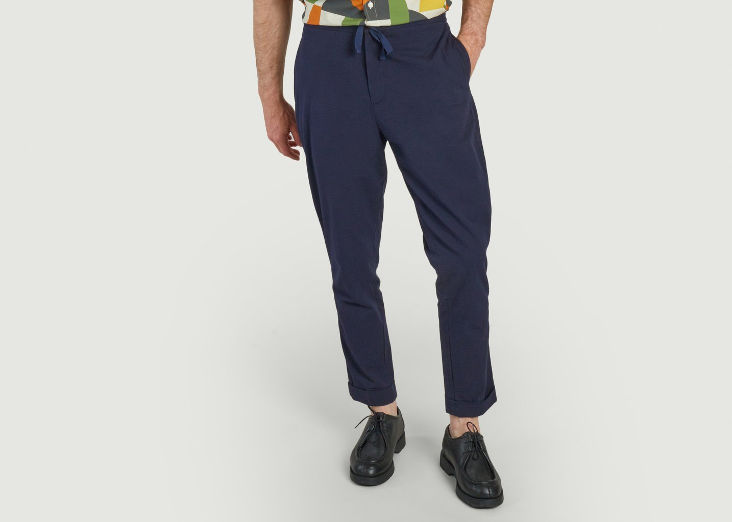 l'exception Pantalon Joseph Bleu Marine Officine Générale
