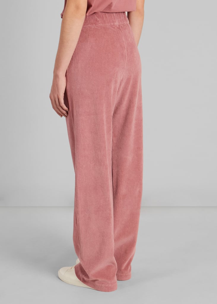 L'exception Pantalon Large Velours Côtelé Rose L'Exception Paris