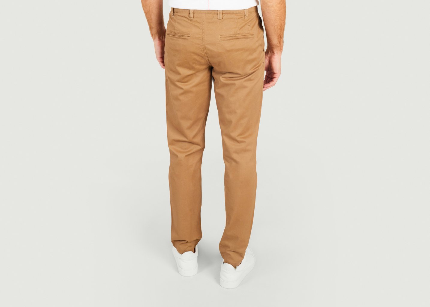 L'exception Pantalon Luca Camel Knowledge Cotton Apparel