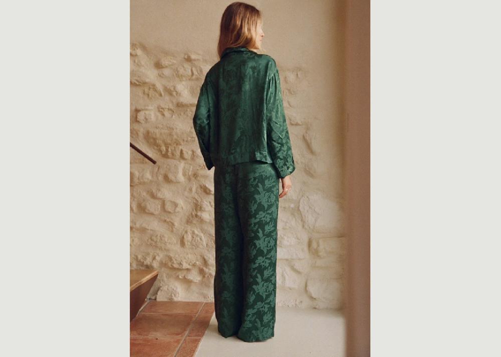 L'exception Pantalon Marlène Rougier X Nénés Vert Nénés Paris