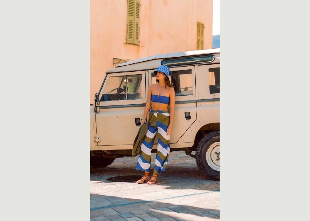l'exception Pantalon Mondello Bleu électrique Apnee